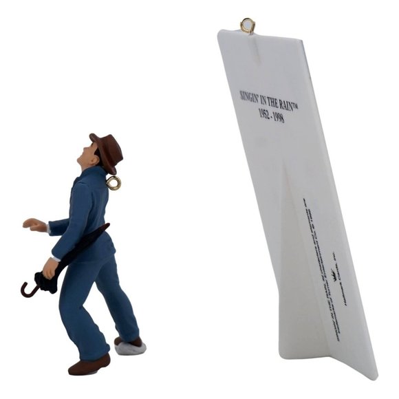 Hallmark Keepsake Ornament Singin' in the Rain Set of 2 Ornaments Miniature 1998 - Picture 2 of 9